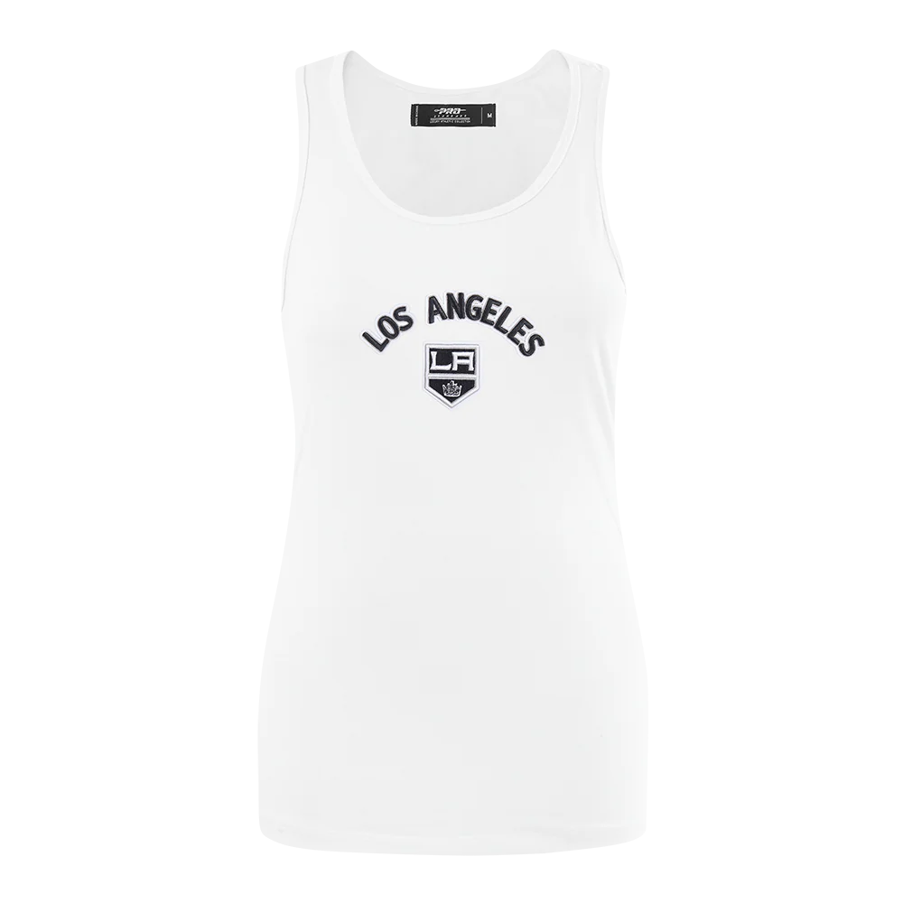 NHL LOS ANGELES KINGS CLASSIC WOMEN'S RACERBACK (WHITE)