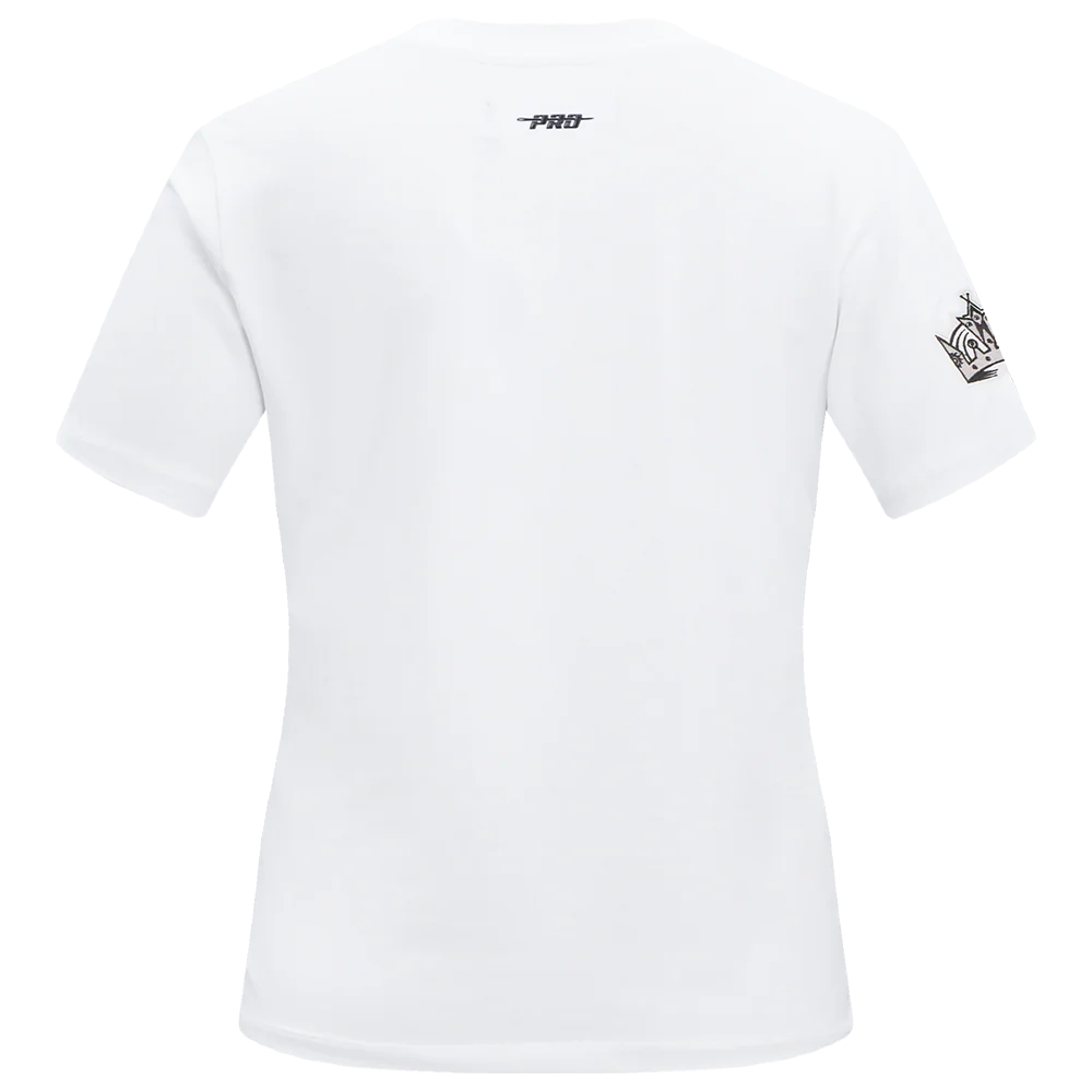 NHL LOS ANGELES KINGS CLASSIC WOMEN'S SLIM FIT TEE (WHITE) - Image 3