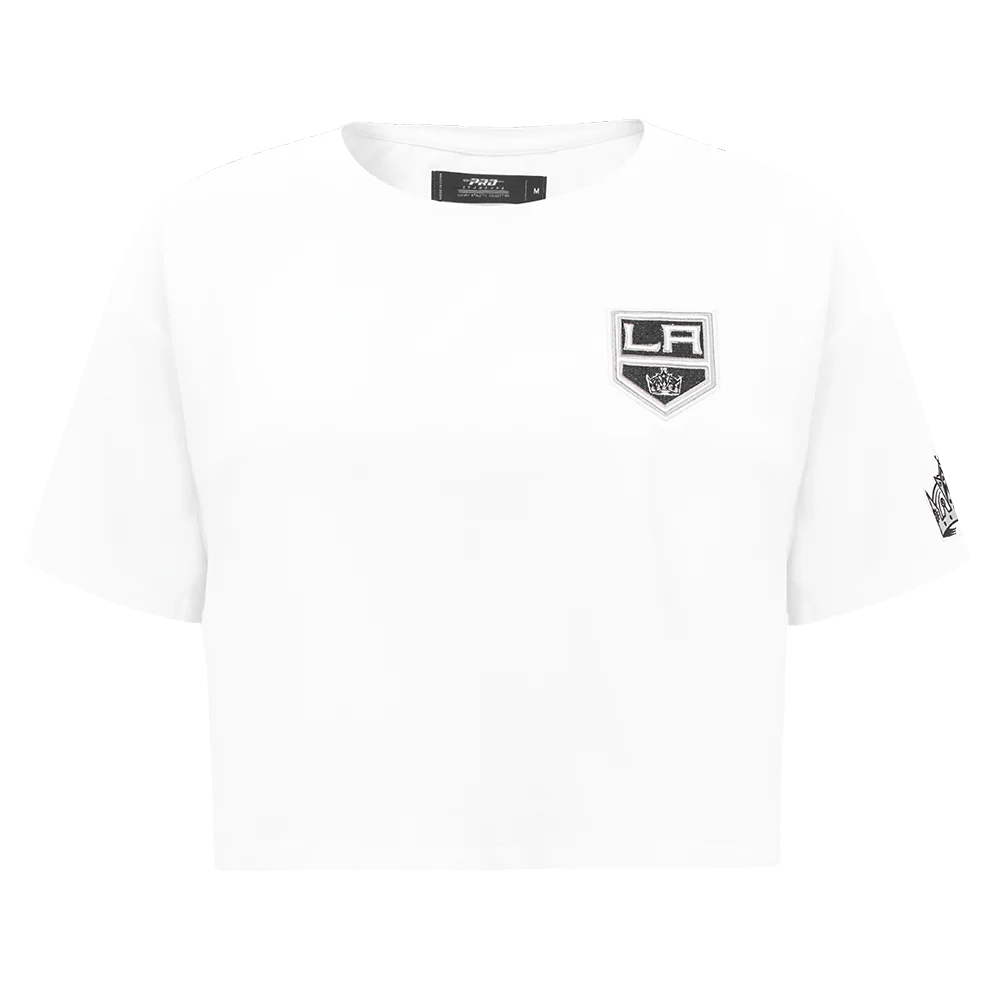 NHL LOS ANGELES KINGS CLASSIC WOMEN'S BOXY TEE (WHITE)