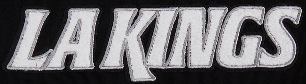 NHL LOS ANGELES KINGS CLASSIC WOMEN'S CROPPED PULLOVER HOODIE (BLACK) - Image 6