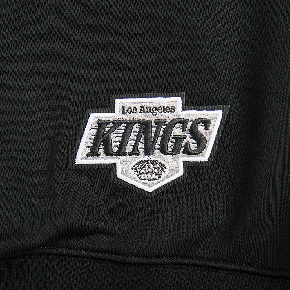 NHL LOS ANGELES KINGS WINGSPAN WOMEN'S FLC CREWNECK (BLACK) - Image 8