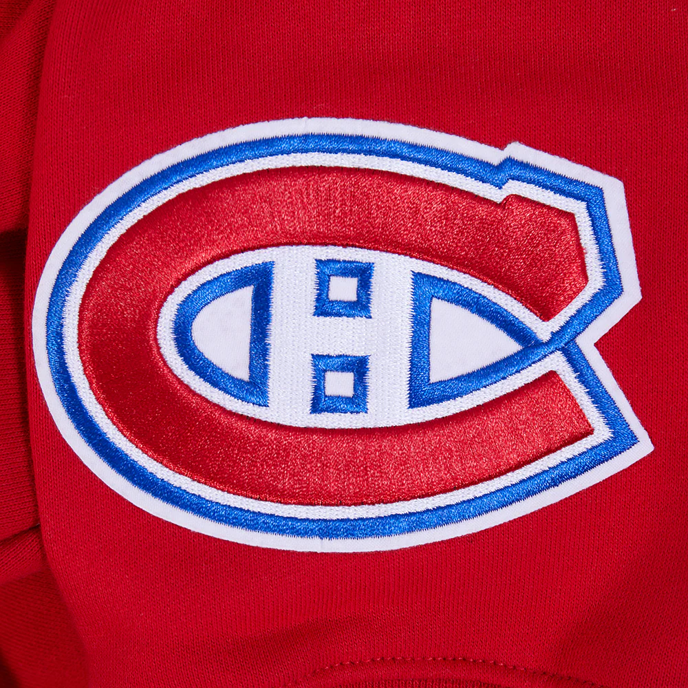 NHL MONTRÉAL CANADIENS WINGSPAN MEN'S DROP SHOULDER FLC CREWNECK (RED) - Image 5