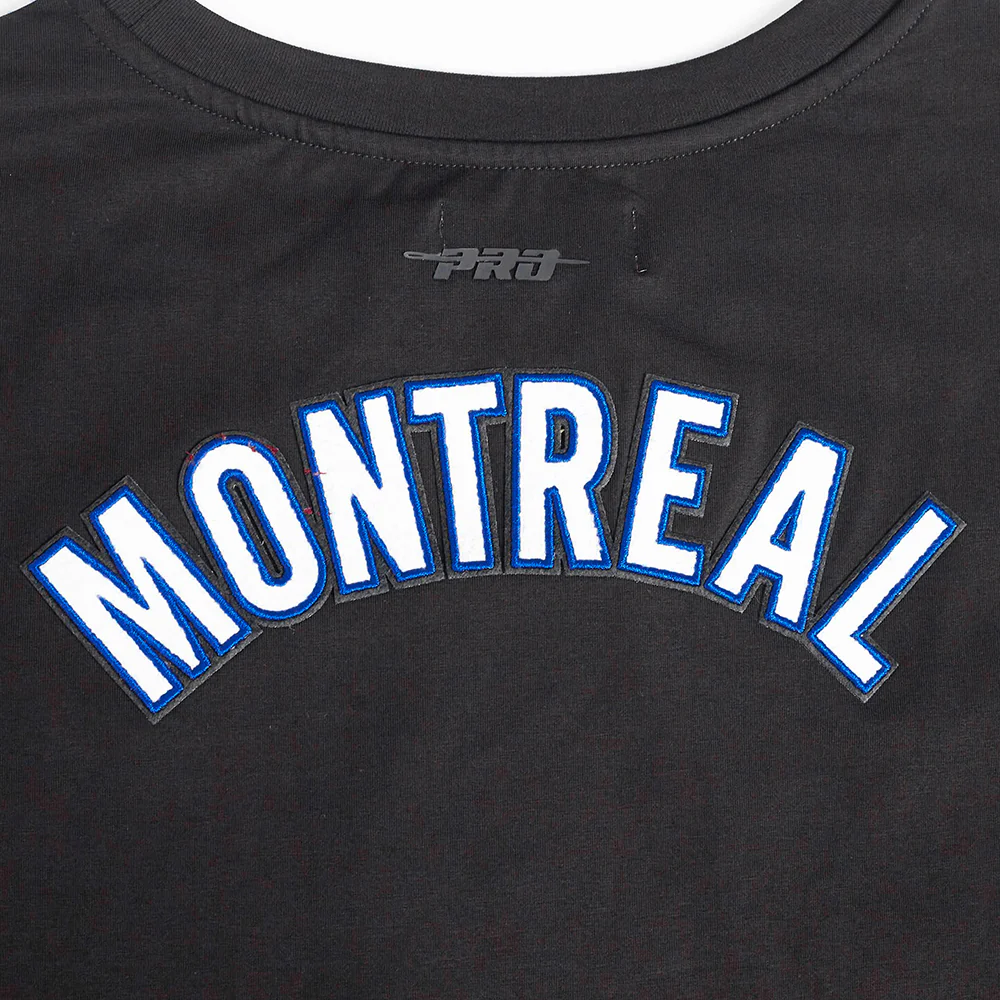 NHL MONTRÉAL CANADIENS CLASSIC WOMEN'S SINGLE JERSEY BOXY TEE (BLACK) - Image 6