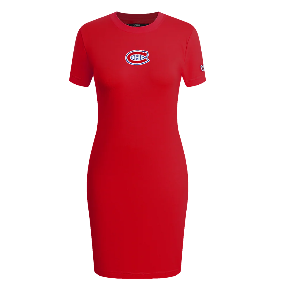 NHL MONTRÉAL CANADIENS CLASSIC WOMEN'S BODYCON DRESS (RED)