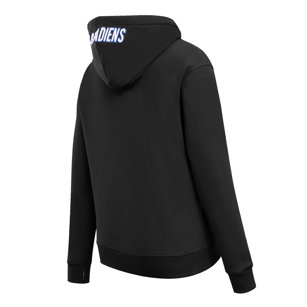 NHL MONTRÉAL CANADIENS CLASSIC WOMEN'S FLC PO HOODIE (BLACK) - Image 4