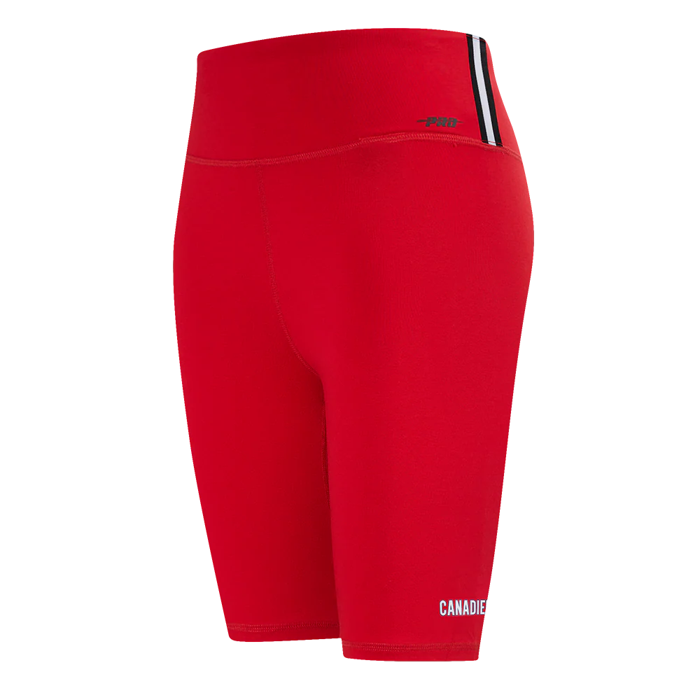 NHL MONTRÉAL CANADIENS CLASSIC WOMEN'S COTTON BIKE SHORT (RED)