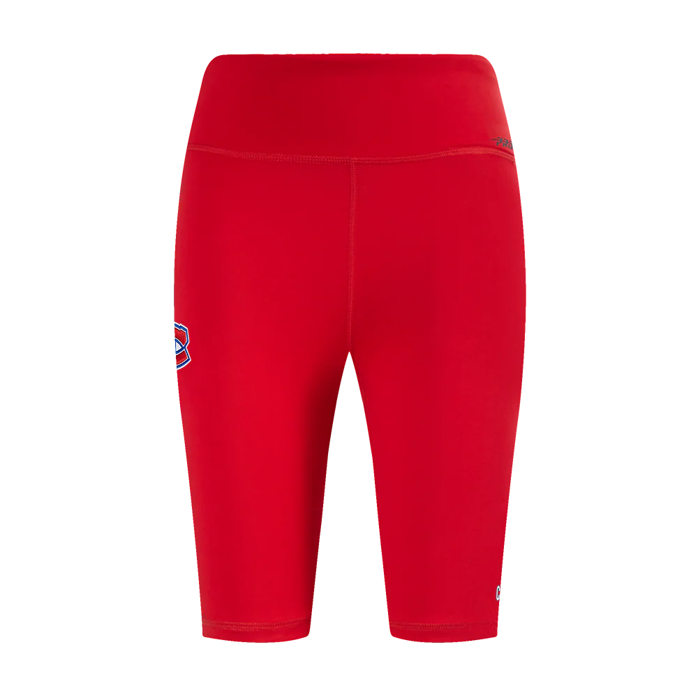 NHL MONTRÉAL CANADIENS CLASSIC WOMEN'S COTTON BIKE SHORT (RED) - Image 2