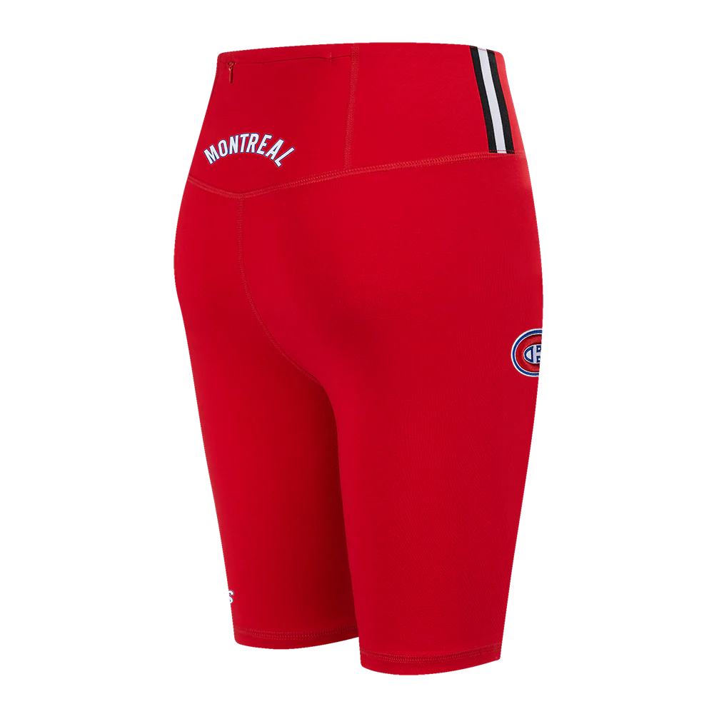 NHL MONTRÉAL CANADIENS CLASSIC WOMEN'S COTTON BIKE SHORT (RED) - Image 3