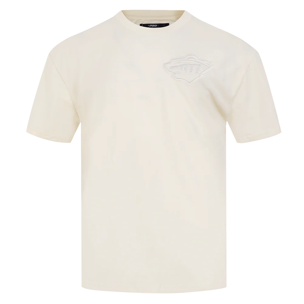 NHL MINNESOTA WILD NEUTRAL MEN'S DROP SHOULDER TEE (EGGSHELL)