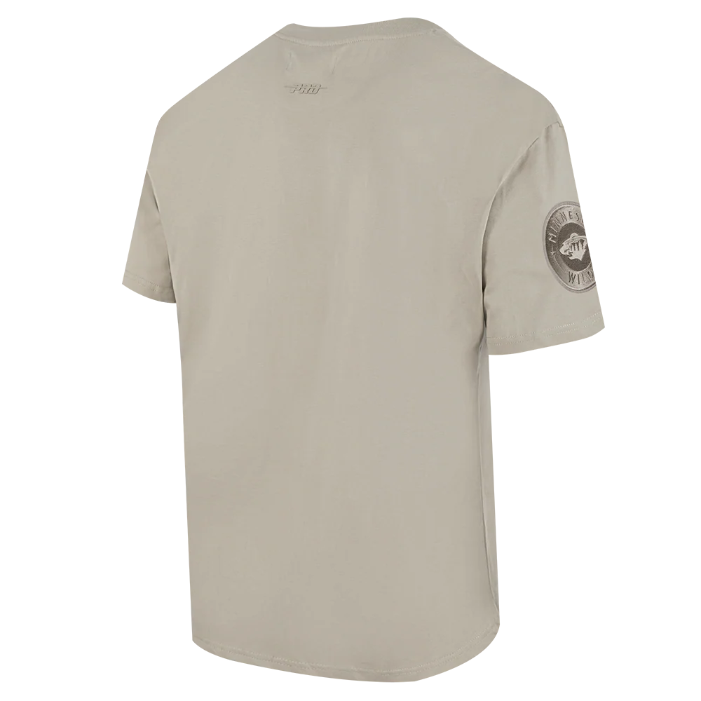 NHL MINNESOTA WILD NEUTRAL MEN'S DROP SHOULDER TEE (TAUPE) - Image 4