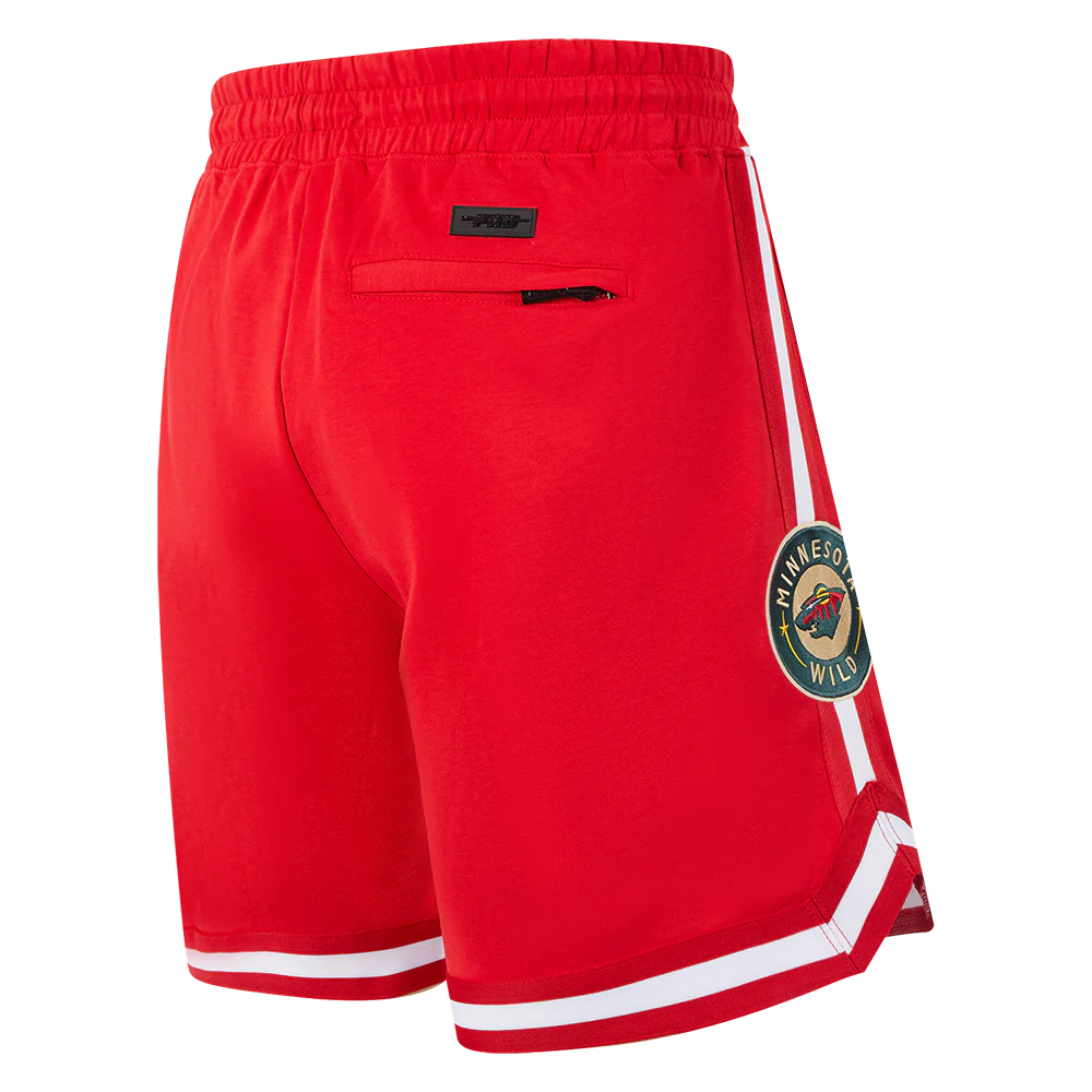 NHL MINNESOTA WILD CLASSIC MEN'S CHENILLE DK SHORT (RED) - Image 3
