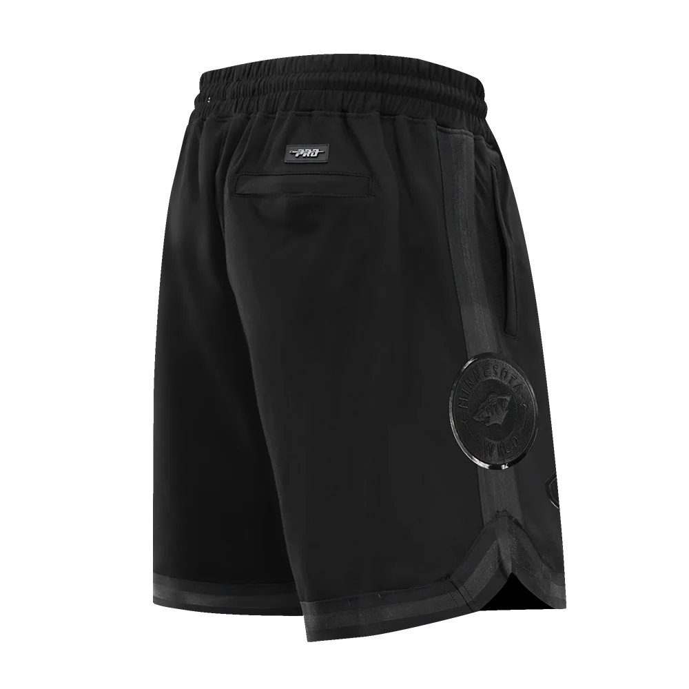 NHL MINNESOTA WILD TRIPLE BLACK MEN'S DK SHORT (TRIPLE BLACK) - Image 3