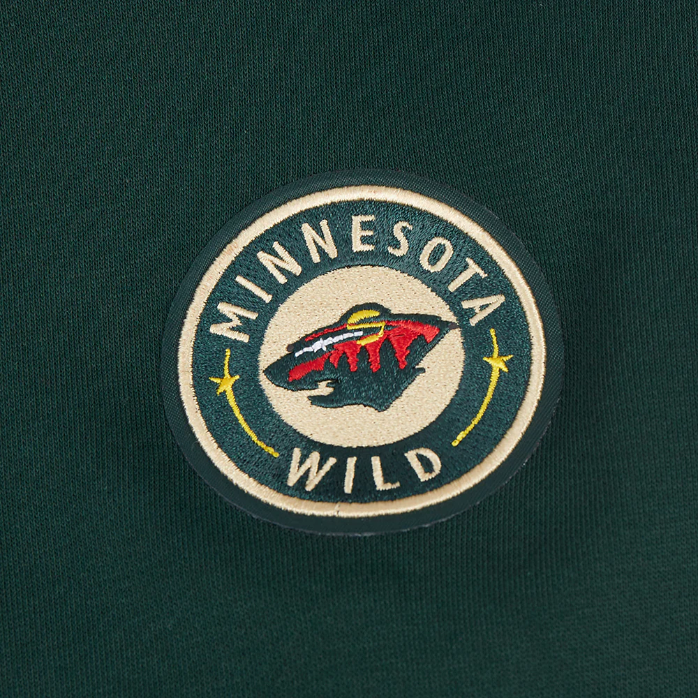 NHL MINNESOTA WILD CLASSIC WOMEN'S FLEECE CREWNECK (FOREST GREEN) - Image 7
