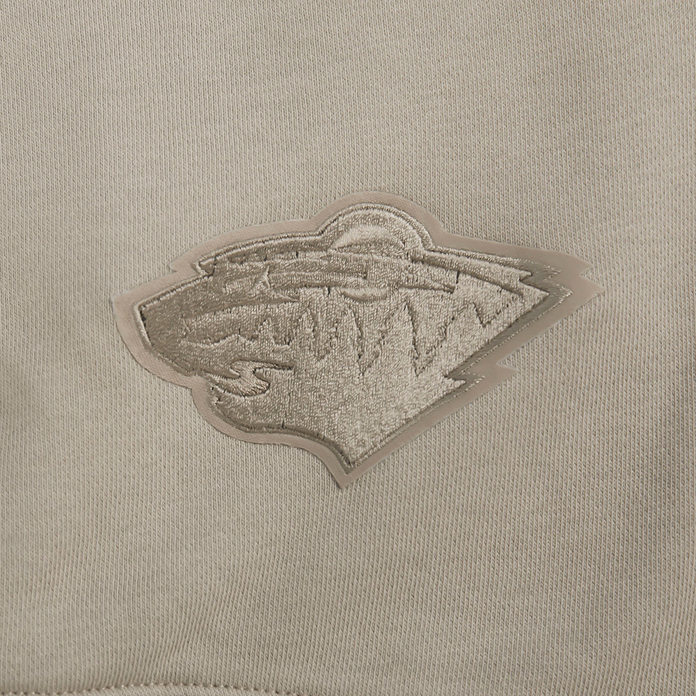 MINNESOTA WILD WINGSPAN WOMEN'S FLC CREWNECK (TAUPE) - Image 8