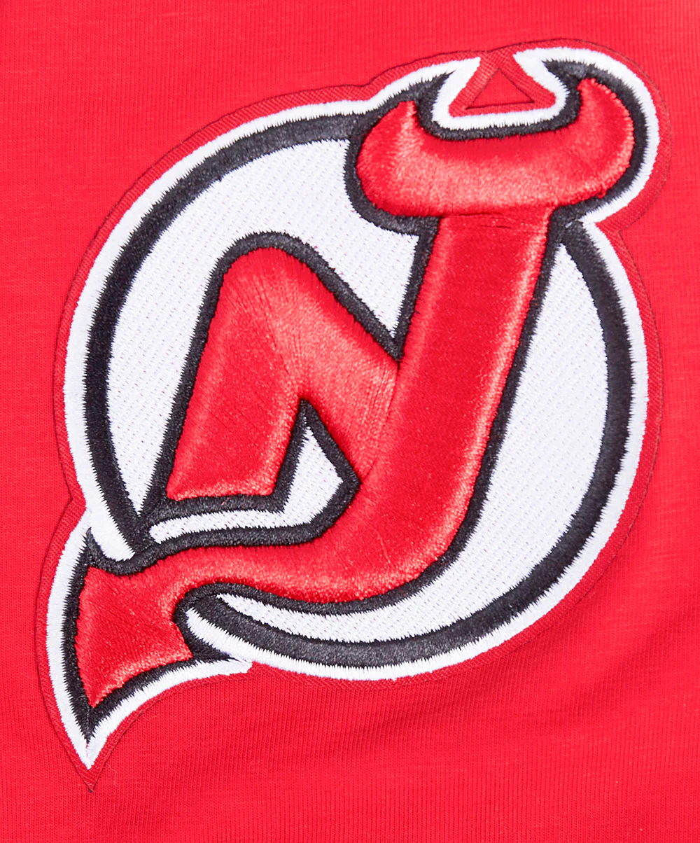 NHL NEW JERSEY DEVILS CLASSIC CHENILLE MEN'S TEE (RED) - Image 7