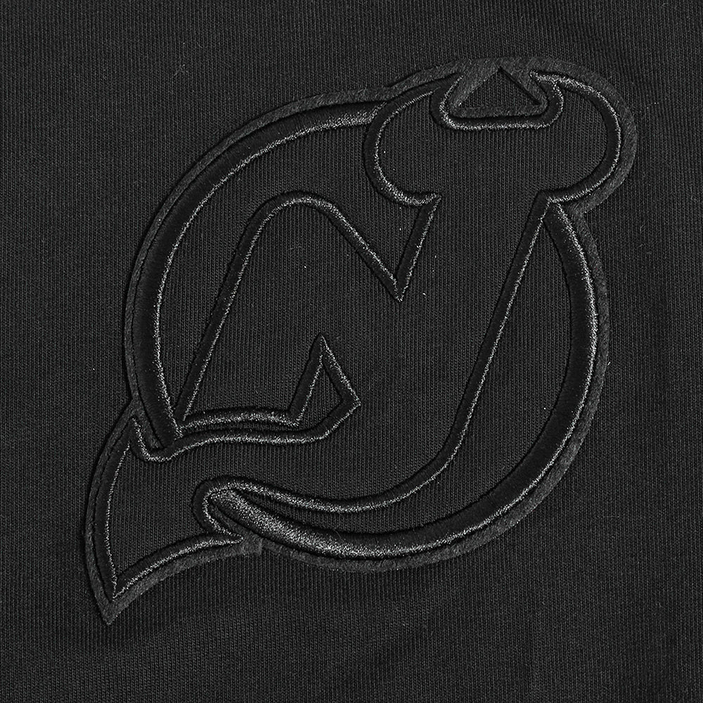 NHL NEW JERSEY DEVILS NEUTRAL MEN'S DROP SHOULDER TEE (BLACK) - Image 5