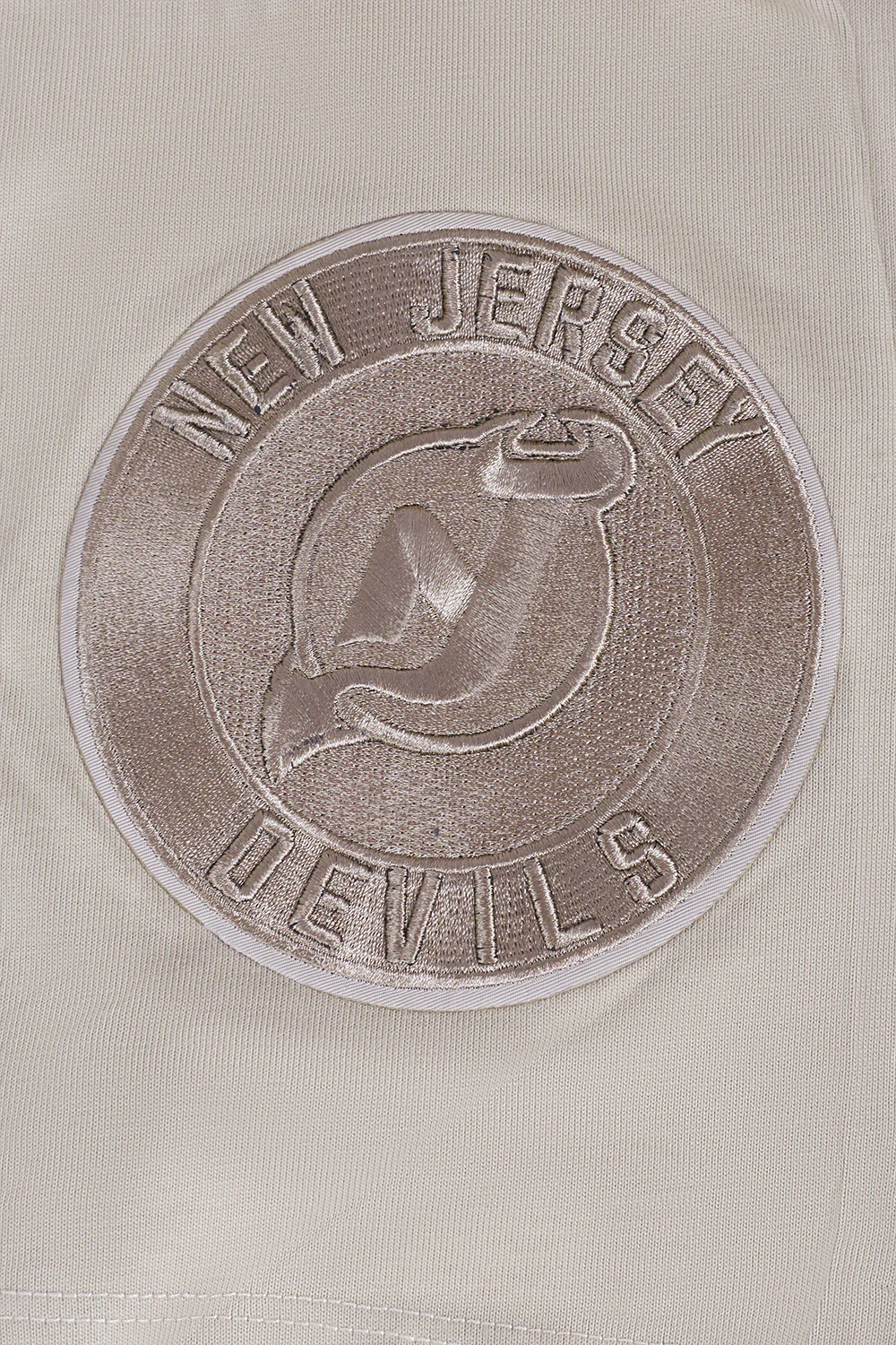 NHL NEW JERSEY DEVILS NEUTRAL MEN'S DROP SHOULDER TEE (TAUPE) - Image 6