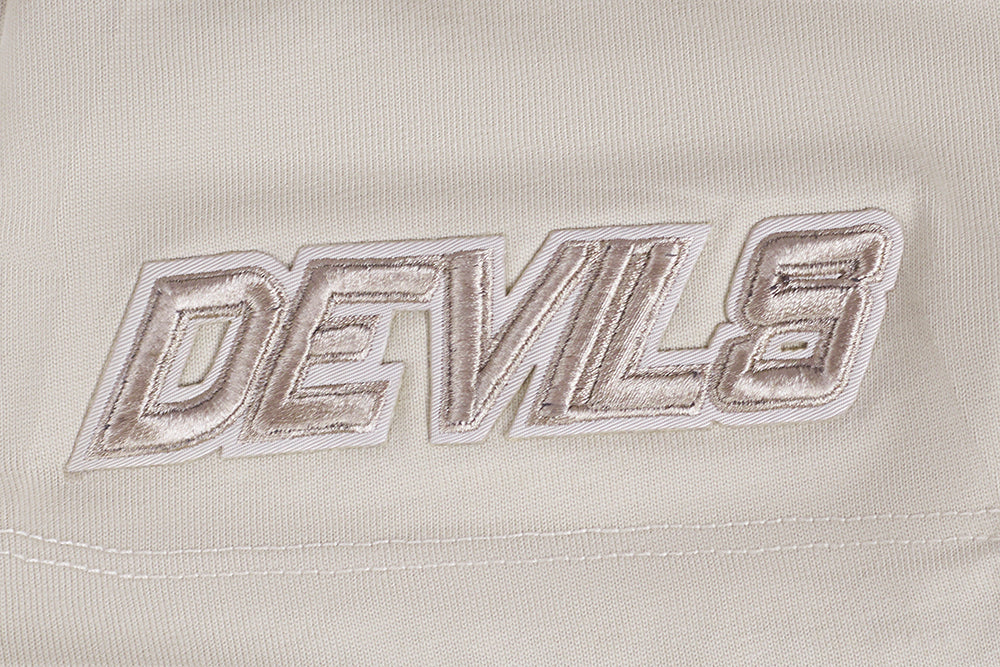 NHL NEW JERSEY DEVILS NEUTRAL MEN'S DROP SHOULDER TEE (TAUPE) - Image 7