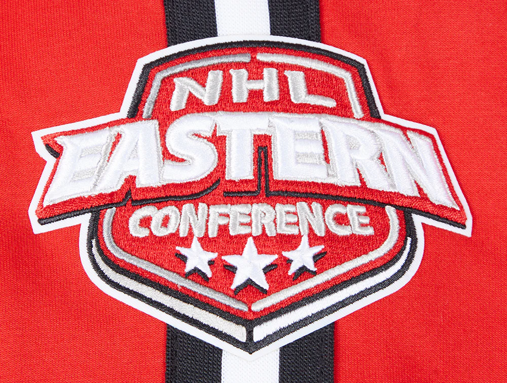 NHL NEW JERSEY DEVILS CLASSIC CHENILLE MEN'S DK SHORT (RED/BLACK) - Image 7