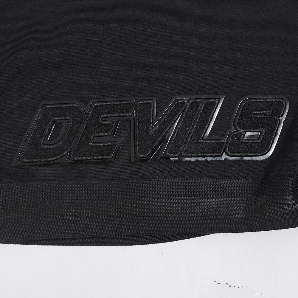 NHL NEW JERSEY DEVILS CLASSIC TRIPLE BLACK MEN'S MEN'S DK SHORT (TRIPLE BLACK) - Image 7