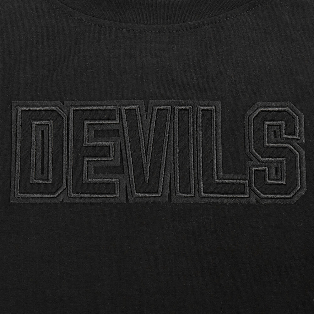 NHL NEW JERSEY DEVILS NEUTRAL WOMEN'S BOXY TEE (BLACK) - Image 5