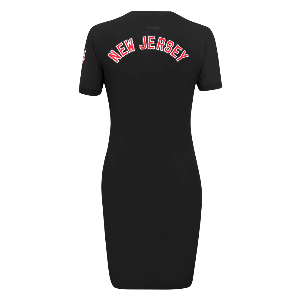 NHL NEW JERSEY DEVILS CLASSIC WOMEN'S BODYCON DRESS (BLACK) - Image 3