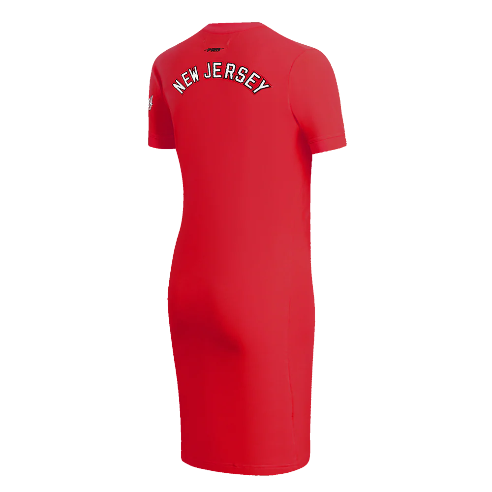 NHL NEW JERSEY DEVILS CLASSIC WOMEN'S BODYCON DRESS (RED) - Image 4
