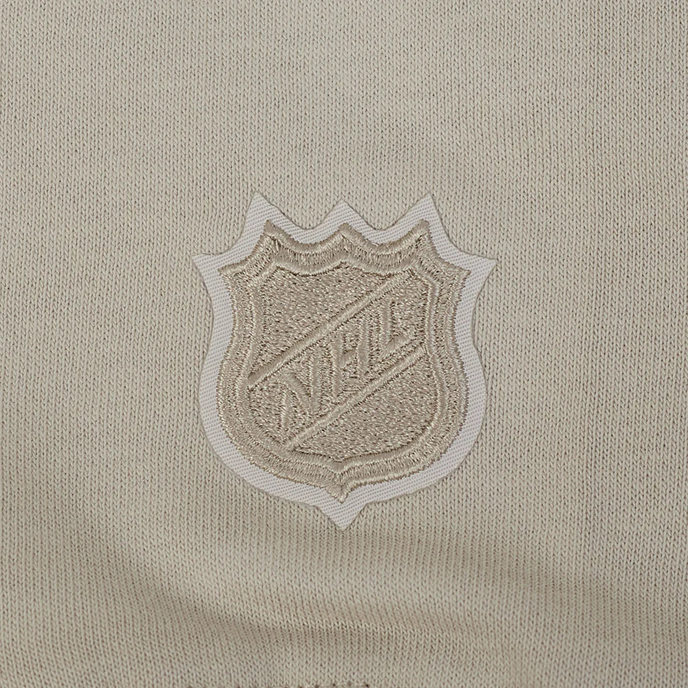 NEW JERSEY DEVILS WINGSPAN WOMEN'S FLC CREWNECK (TAUPE) - Image 7