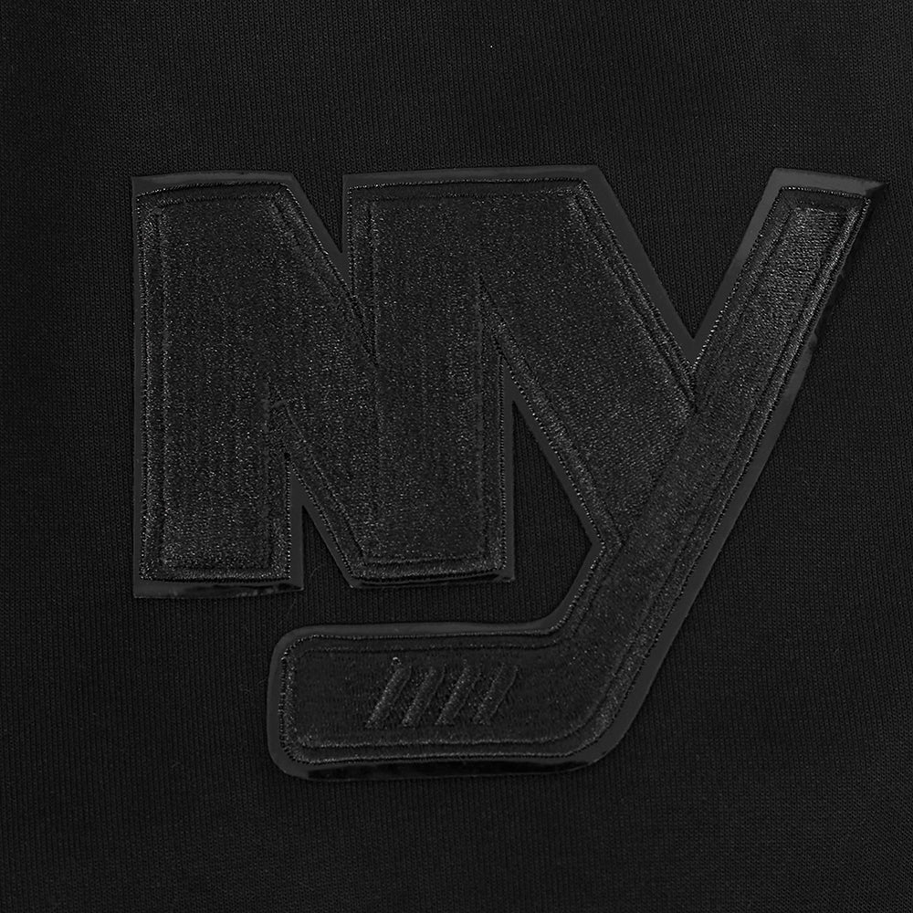 NHL NEW YORK ISLANDERS TRIPLE BLACK MEN'S DK PO HOODIE (TRIPLE BLACK) - Image 7
