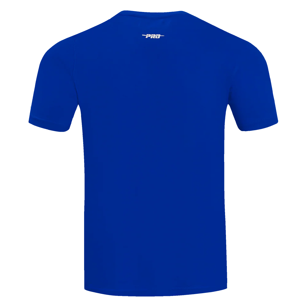 NHL NEW YORK RANGERS SCRIPT TAIL MEN'S TEE (ROYAL BLUE) - Image 3