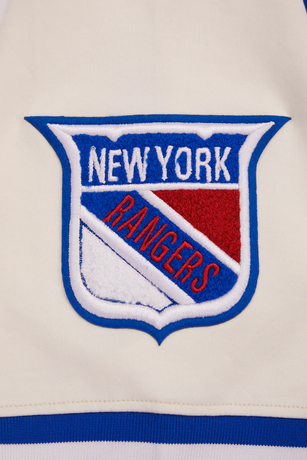NHL NEW YORK RANGERS RETRO CLASSIC MEN'S TEE (EGGSHELL/ ROYAL BLUE) - Image 13