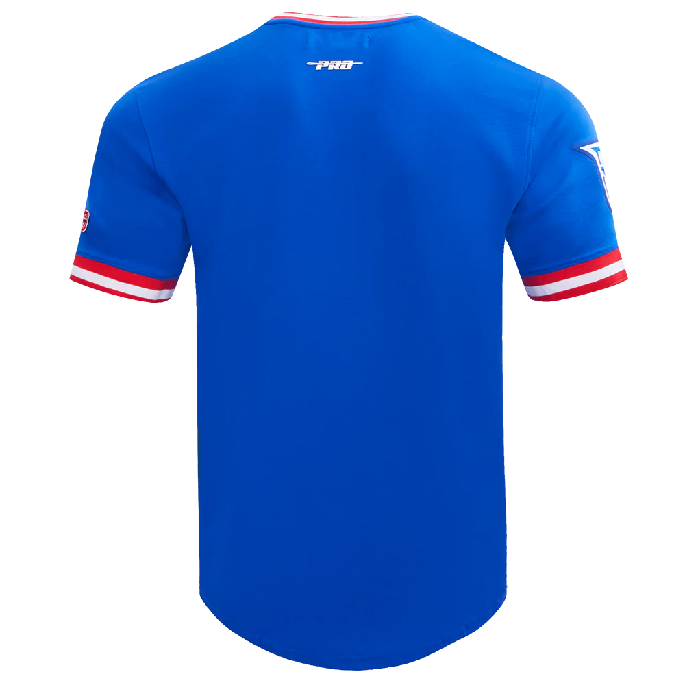 NHL NEW YORK RANGERS RETRO CLASSIC MEN'S TEE (ROYAL BLUE/RED) - Image 4