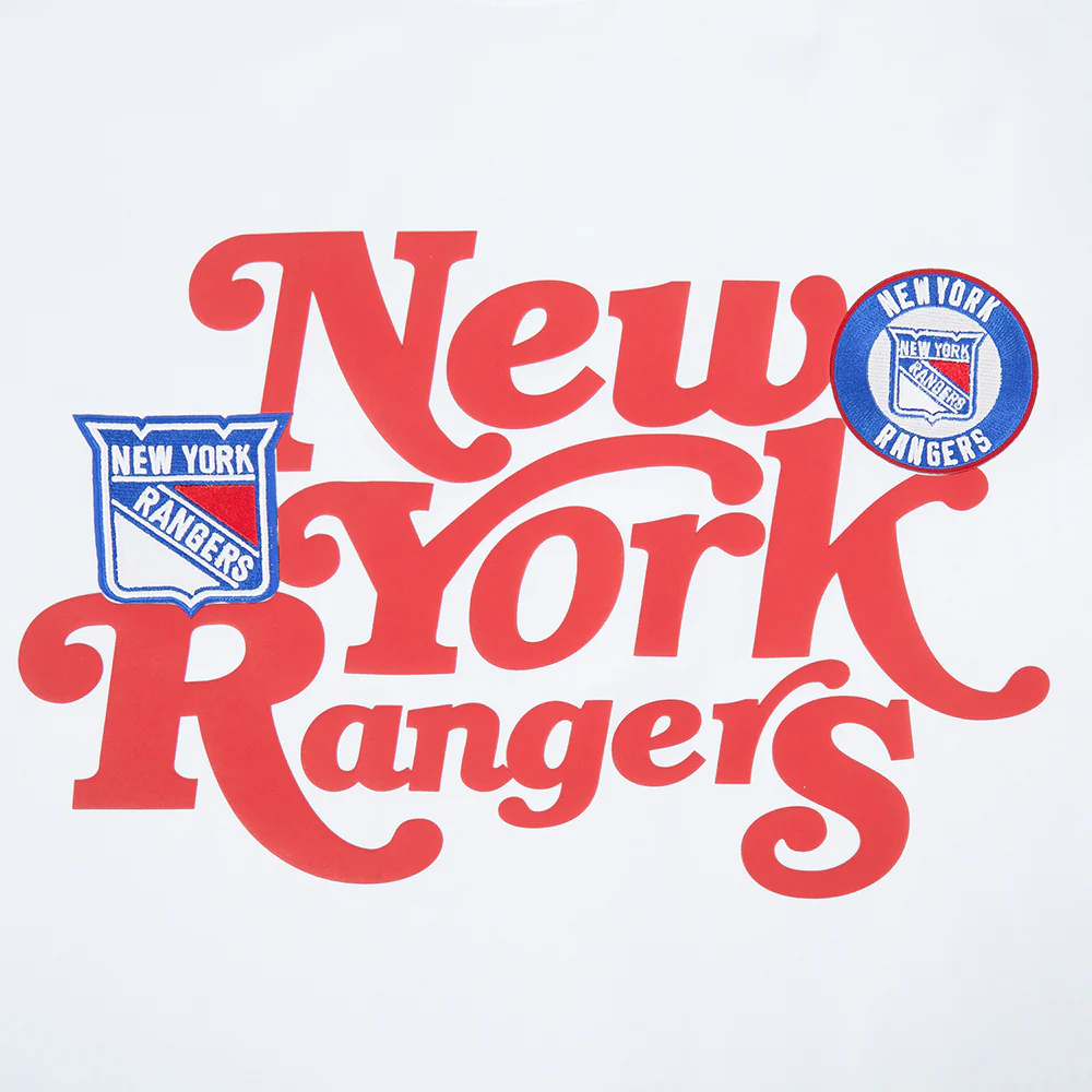 NHL NEW YORK RANGERS SOUVENIR MEN'S SJ TEE (WHITE) - Image 5