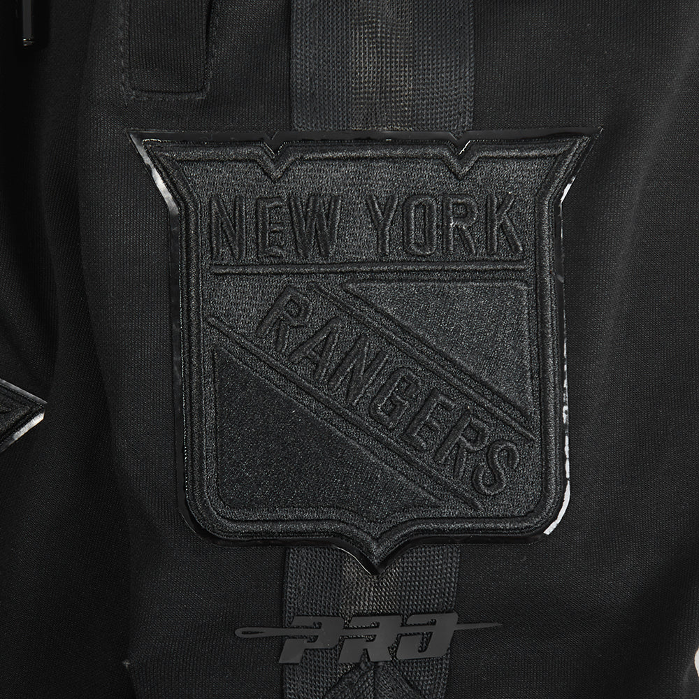 NHL NEW YORK RANGERS CLASSIC TRIPLE BLACK MEN'S MEN'S DK SHORT (TRIPLE BLACK) - Image 6