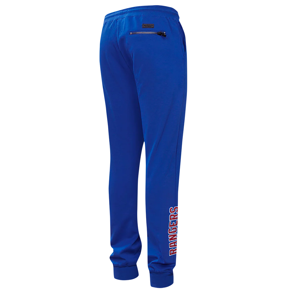 NHL NEW YORK RANGERS CLASSIC CHENILLE MEN'S JOGGER (ROYAL BLUE) - Image 3