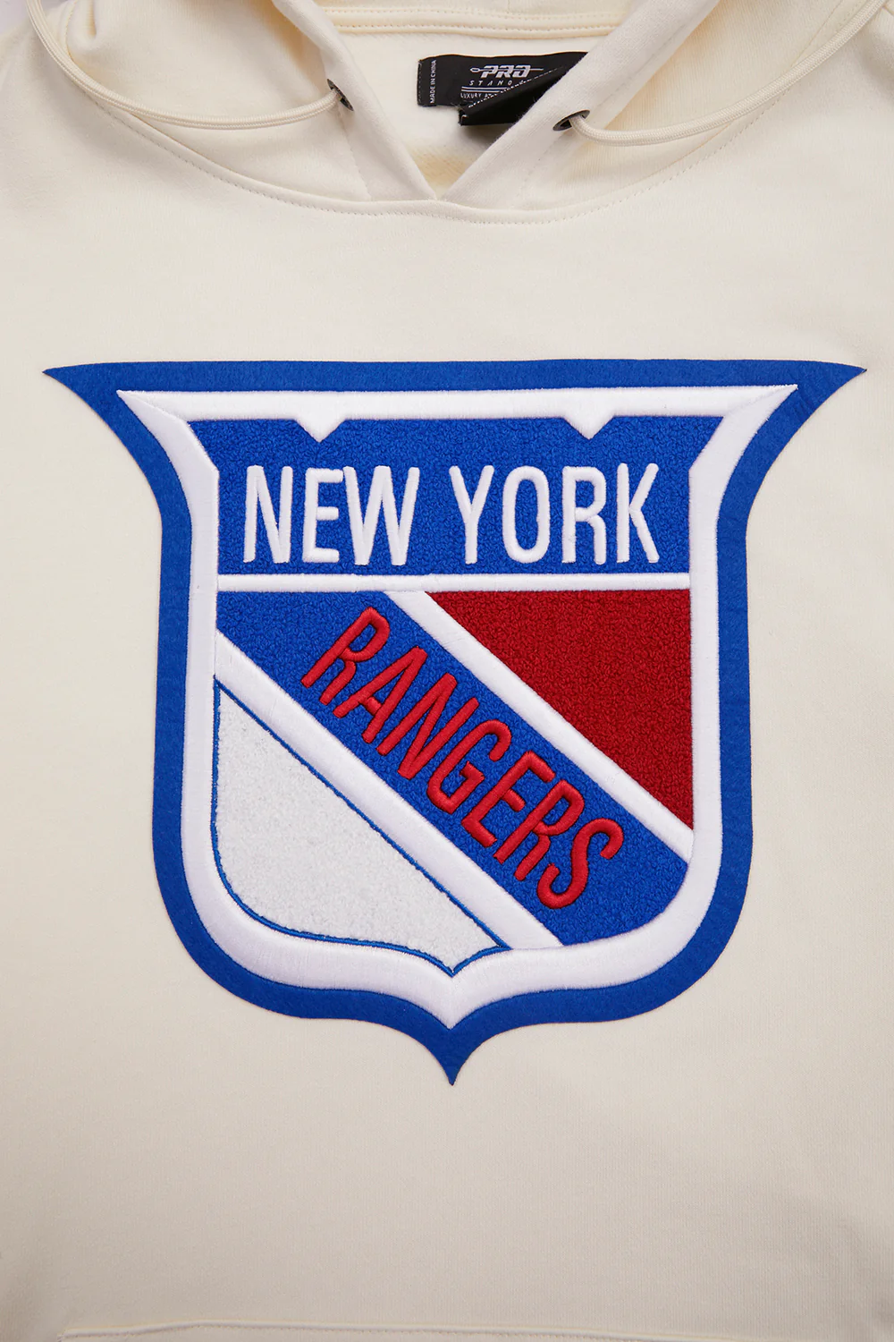 NHL NEW YORK RANGERS RETRO CLASSIC MEN'S PULLOVER HOODIE (EGGSHELL/ ROYAL BLUE) - Image 14
