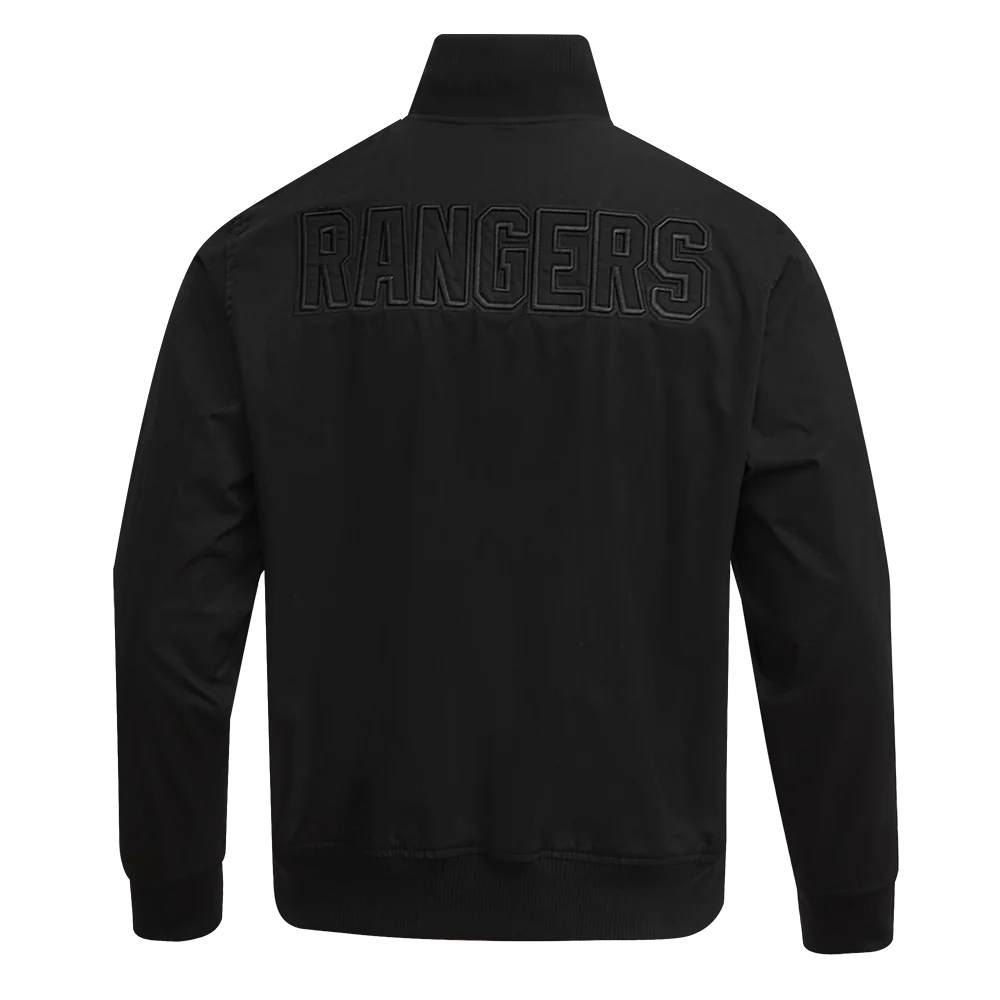 NHL NEW YORK RANGERS NEUTRAL TWILL JACKET (BLACK) - Image 10