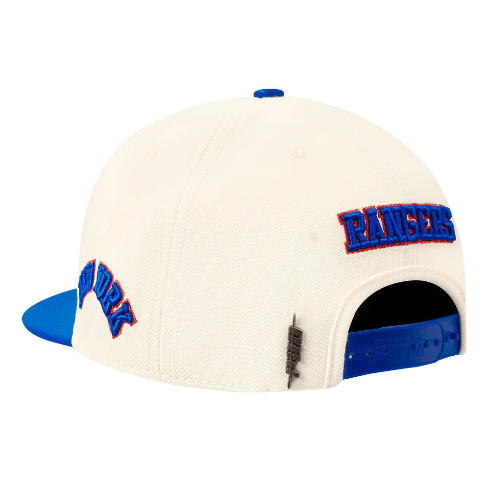 NHL NEW YORK RANGERS RETRO CLASSIC UNISEX PRIMARY LOGO WOOL SNAPBACK (EGGSHELL) - Image 4