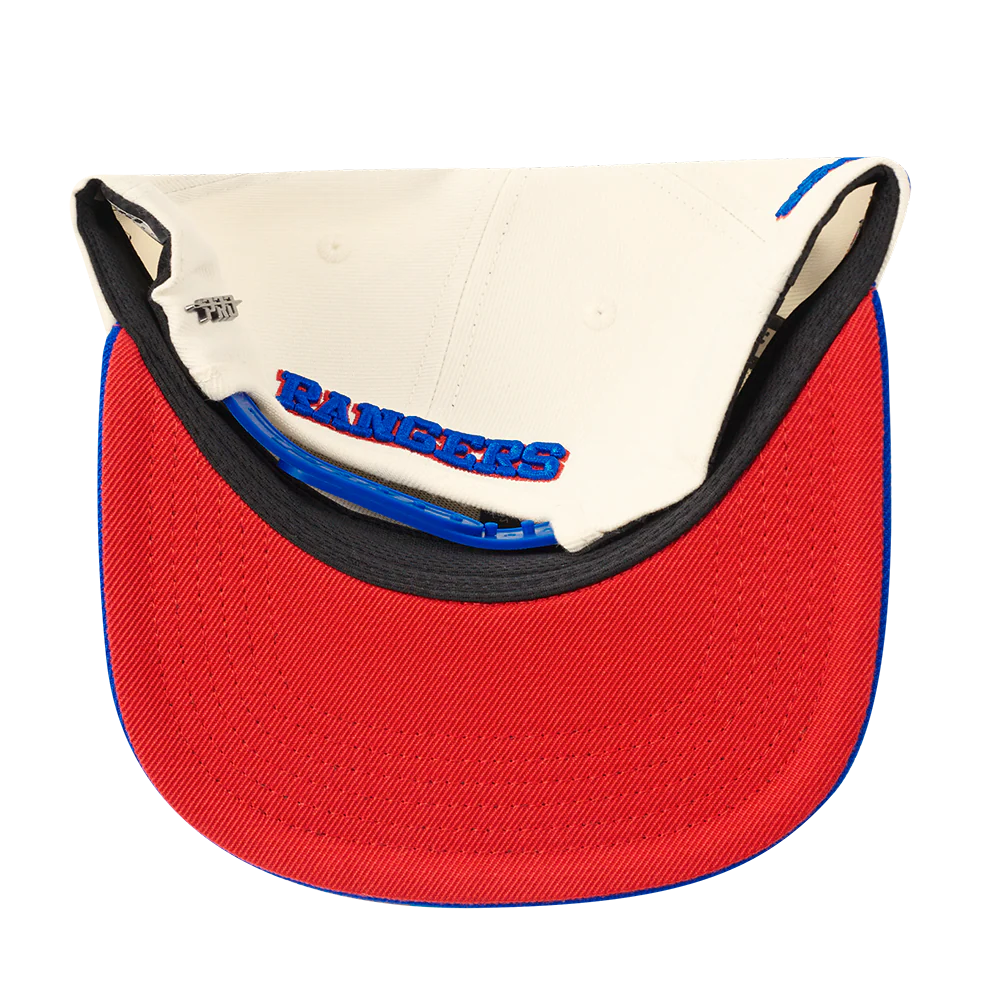 NHL NEW YORK RANGERS RETRO CLASSIC UNISEX PRIMARY LOGO WOOL SNAPBACK (EGGSHELL) - Image 7