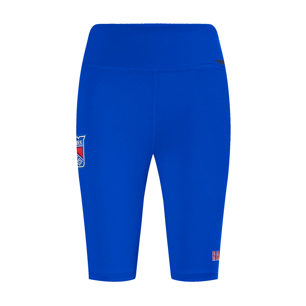 NHL NEW YORK RANGERS CLASSIC WOMEN'S COTTON BIKE SHORT (ROYAL BLUE) - Image 2