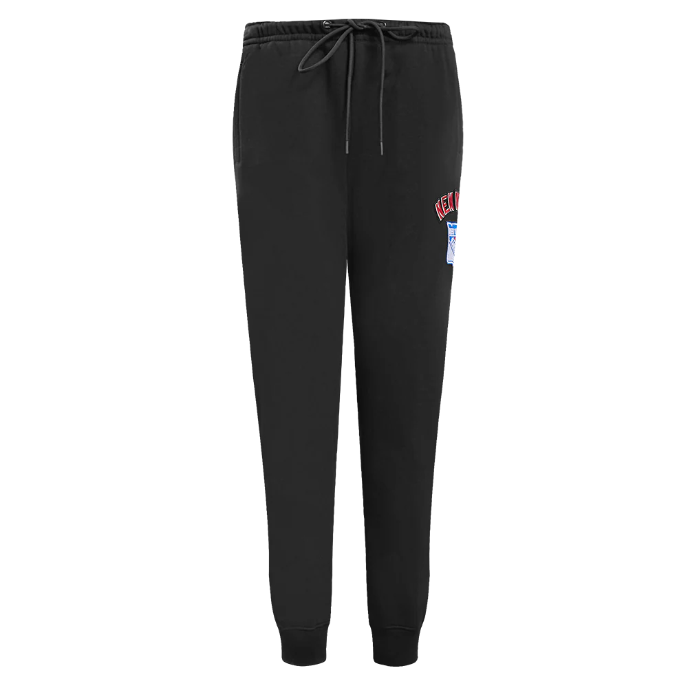 NHL NEW YORK RANGERS CLASSIC WOMEN'S FLEECE SWEATPANT (BLACK) - Image 2