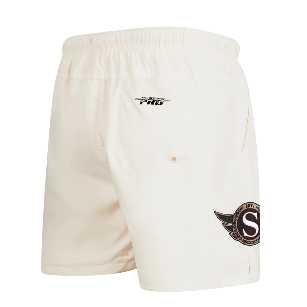 NHL OTTAWA SENATORS CLASSIC WOVEN MEN'S SHORT (EGGSHELL) - Image 3