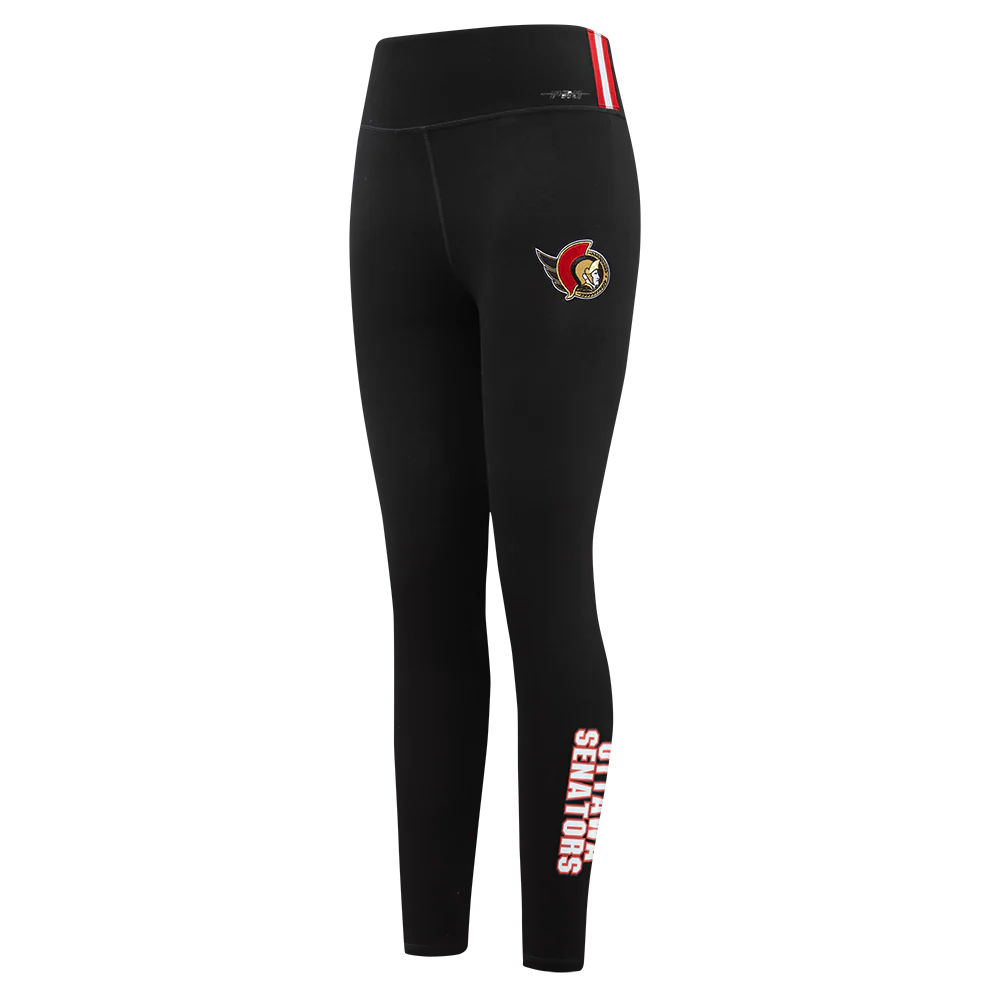 NHL OTTAWA SENATORS CLASSIC WOMEN'S JERSEY LEGGING (BLACK) - Image 4