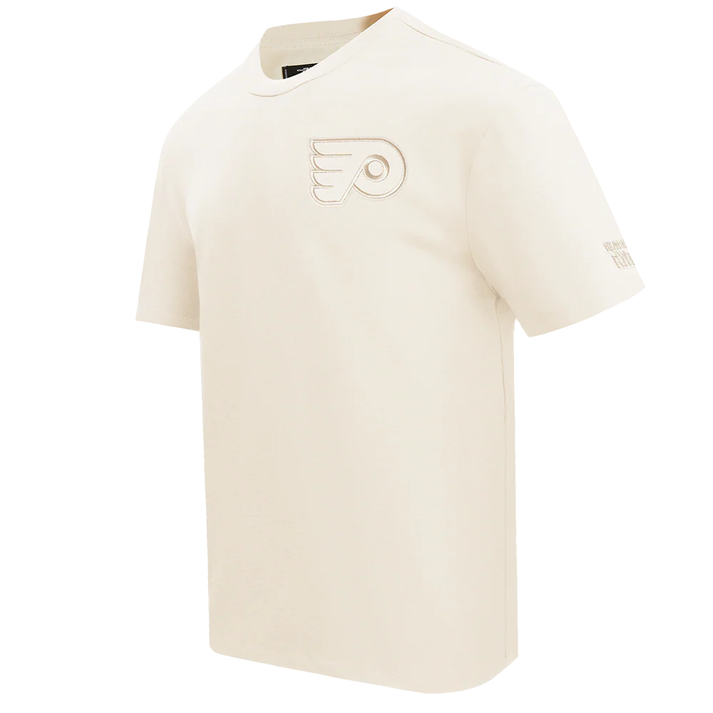 NHL PHILADELPHIA FLYERS NEUTRAL MEN'S DROP SHOULDER TEE (EGGSHELL) - Image 2