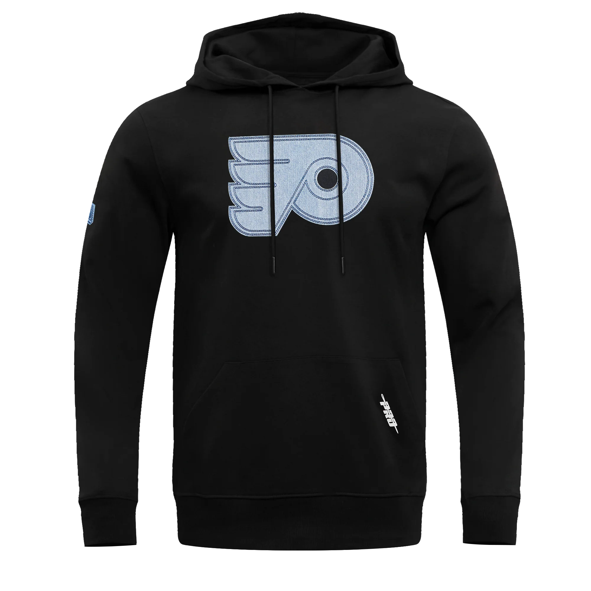 NHL PHILADELPHIA FLYERS VARSITY BLUES MEN'S PULLOVER HOODIE (BLACK)