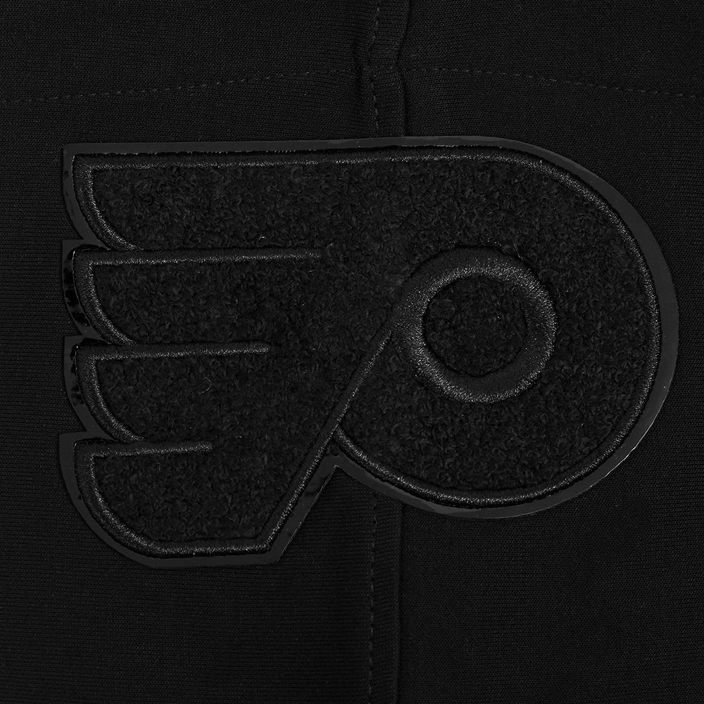 NHL PHILADELPHIA FLYERS TRIPLE BLACK MEN'S DK PO HOODIE (TRIPLE BLACK) - Image 5