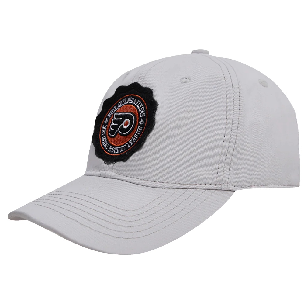 NHL PHILADELPHIA FLYERS CREST EMBLEM DAD HAT (GRAY) - Image 3