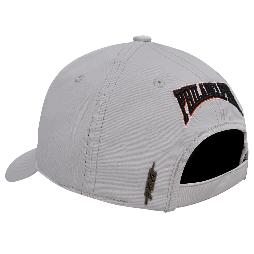 NHL PHILADELPHIA FLYERS CREST EMBLEM DAD HAT (GRAY) - Image 4
