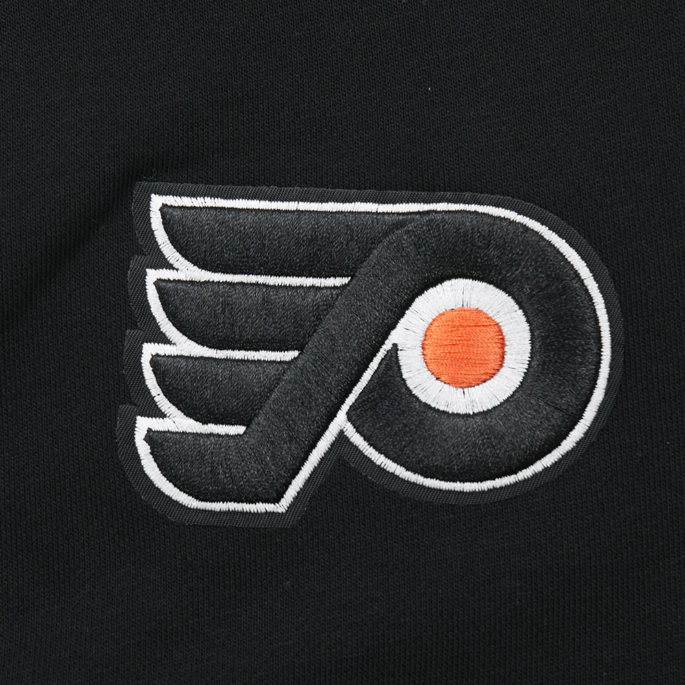 NHL PHILADELPHIA FLYERS WINGSPAN WOMEN'S FLC CREWNECK (BLACK) - Image 9