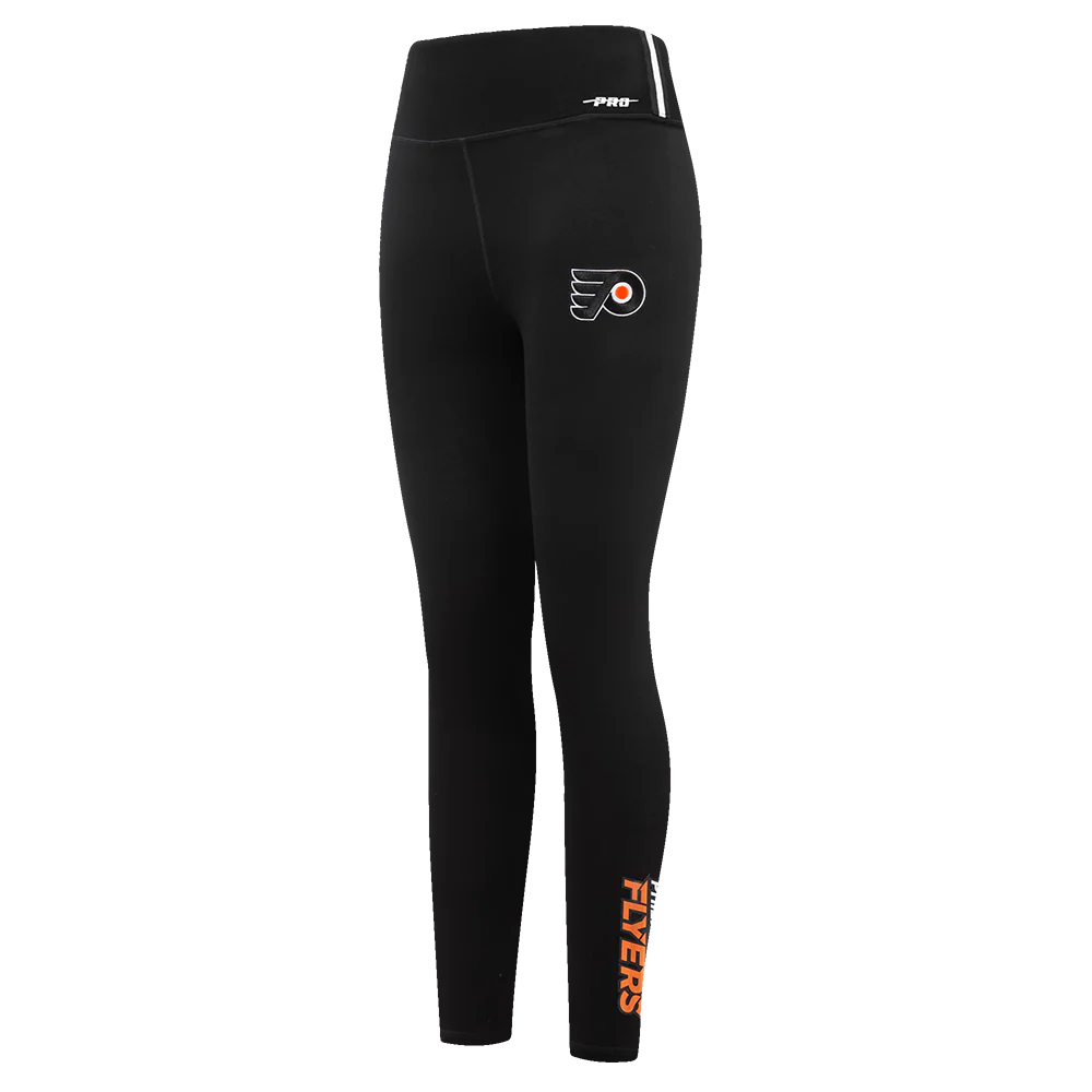 NHL PHILADELPHIA FLYERS CLASSIC WOMEN'S HW JERSEY LEGGING (BLACK)